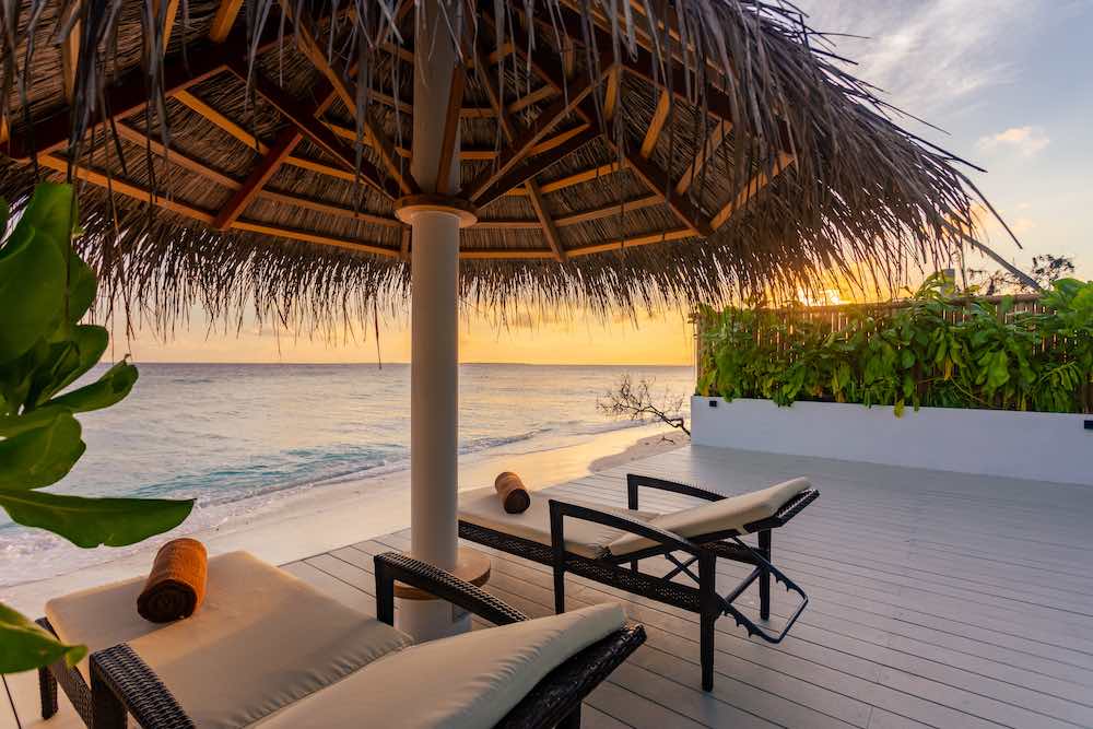 Sunrise Beach Pool Villa at Malahini Kuda Bandos, view 4